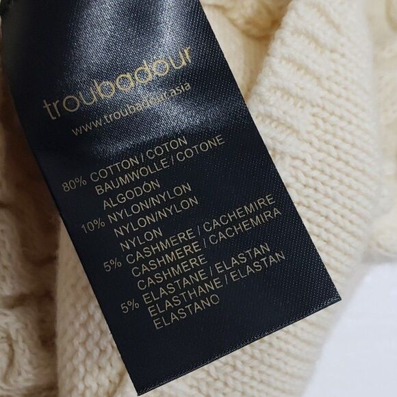 Troubadour Womans Short Sleeve Sweater Top, Size Medium - Picture 6 of 8